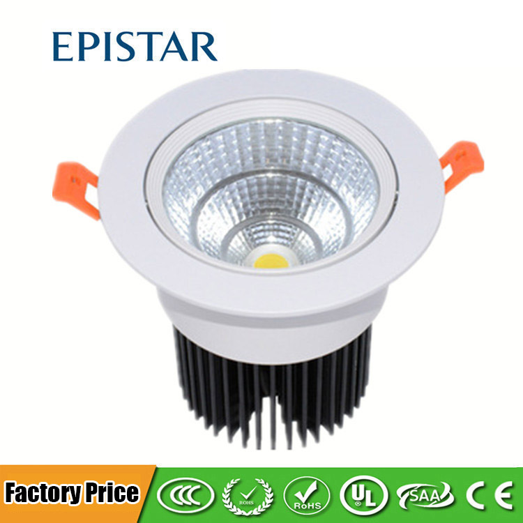 3~40Watt LED COB Ceiling Light - Flush Mount LED Downlight-1600LM-24°Light speed angle